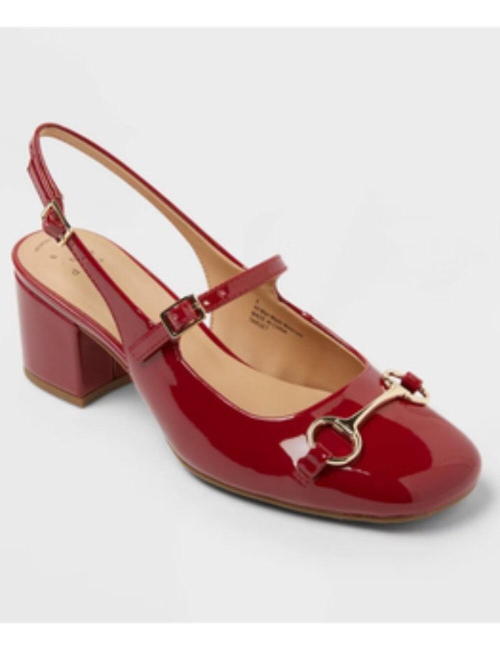 Women's Lucky Square Toe Mary Jane Heels